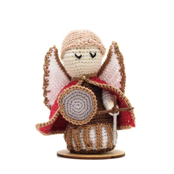 São Miguel Arcanjo em Amigurumi