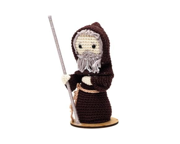 São Francisco de Paula em Amigurumi