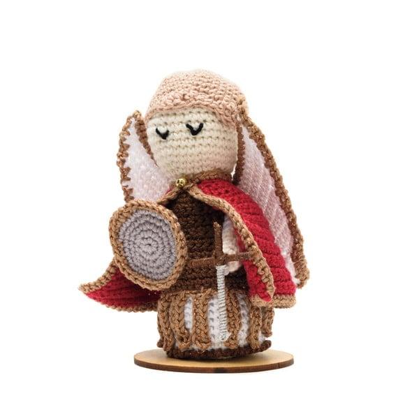 São Miguel Arcanjo em Amigurumi