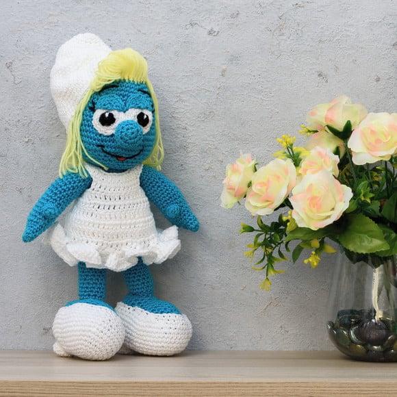 Smurfette em Amigurumi