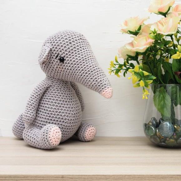 Tamanduá em Amigurumi