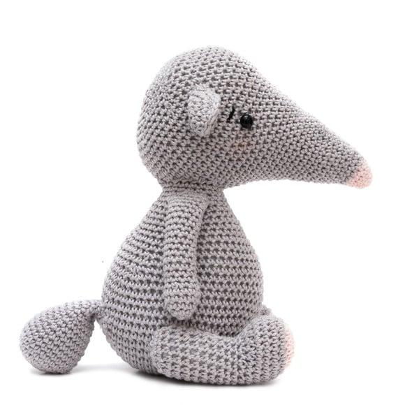 Tamanduá em Amigurumi