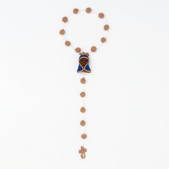 Terço Nossa Senhora Aparecida em Amigurumi