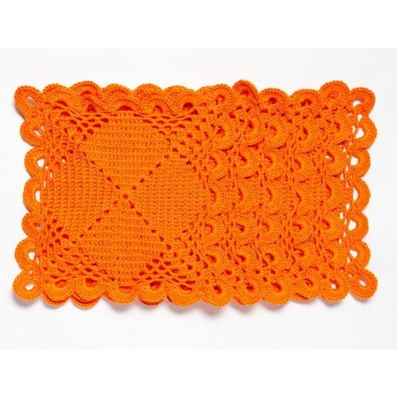 Toalhinha em crochê Orange