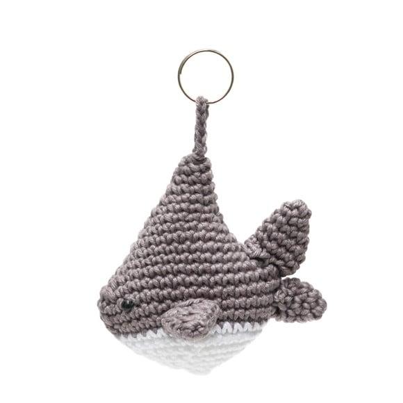 Tubarão em Amigurumi