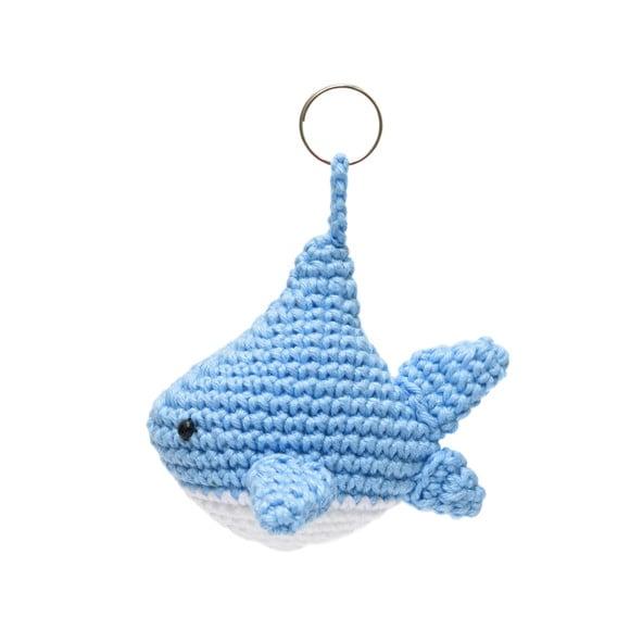 Tubarão em Amigurumi