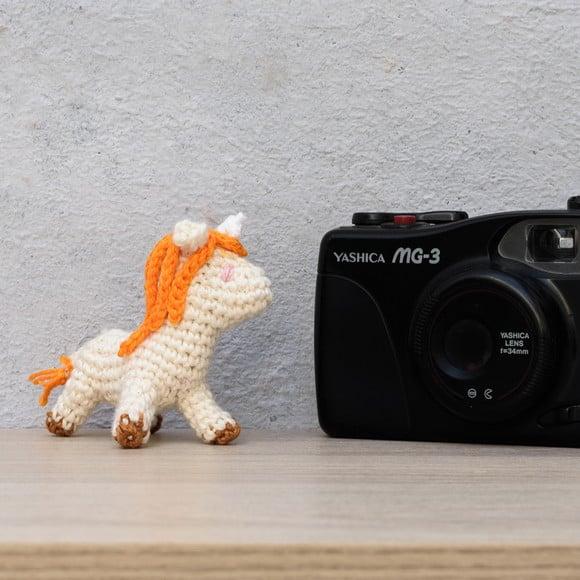 Uni da Caverna do Dragão em Amigurumi