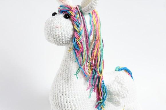 Unicórnio em Amigurumi