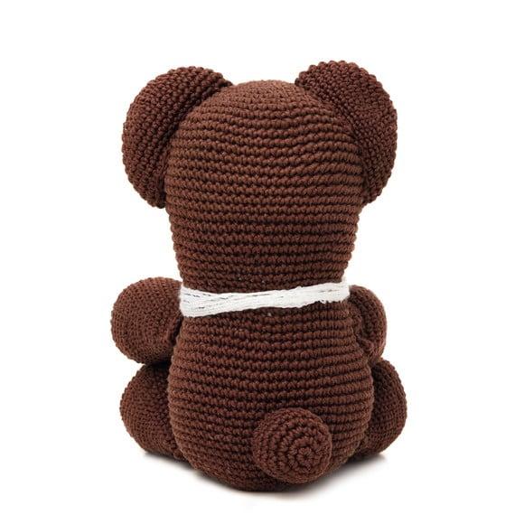 Urso Marrom de Manta em Amigurumi
