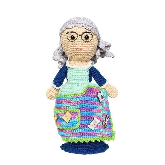 Vovó Costureira em Amigurumi