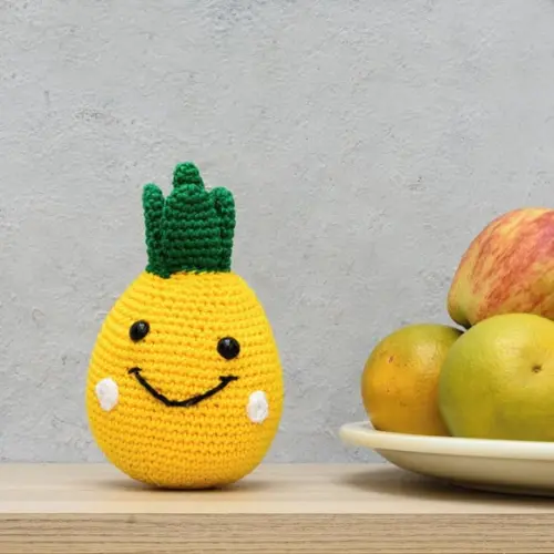 Abacaxi em Amigurumi