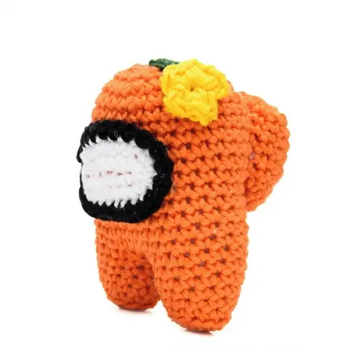 Among Us Laranja em Amigurumi