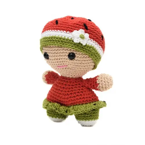Bebê Melancia em Amigurumi