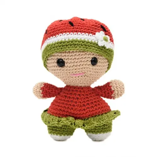 Bebê Melancia em Amigurumi
