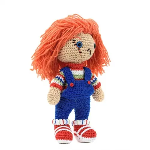 Boneco Chucky em Amigurumi