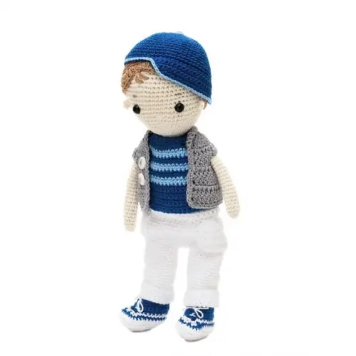 Boneco Jonathan em Amigurumi