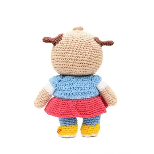 Cachorrinha Pug Chip em Amigurumi