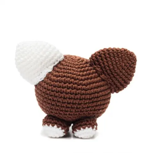 Cachorro Bola em Amigurumi