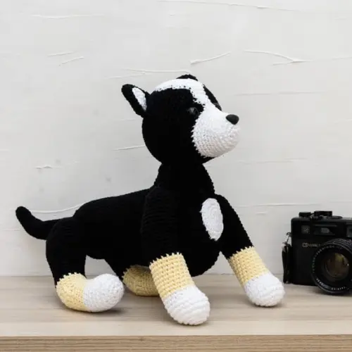 Cachorro Fofo em Amigurumi