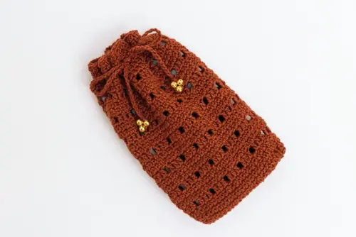 Case para celular em crochê