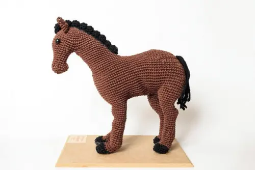 Cavalo em Amigurumi