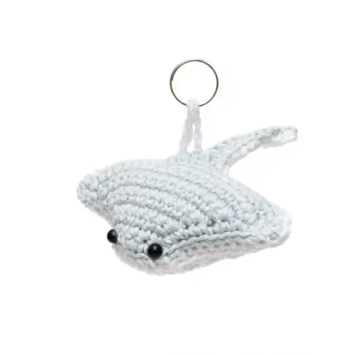 Chaveiro Arraia em Amigurumi
