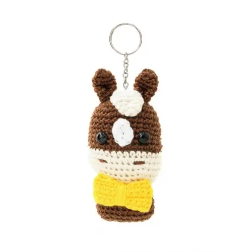 Chaveiro Cavalo de Gravata em Amigurumi