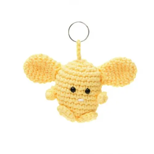 Chaveiro Coelhinho em Amigurumi