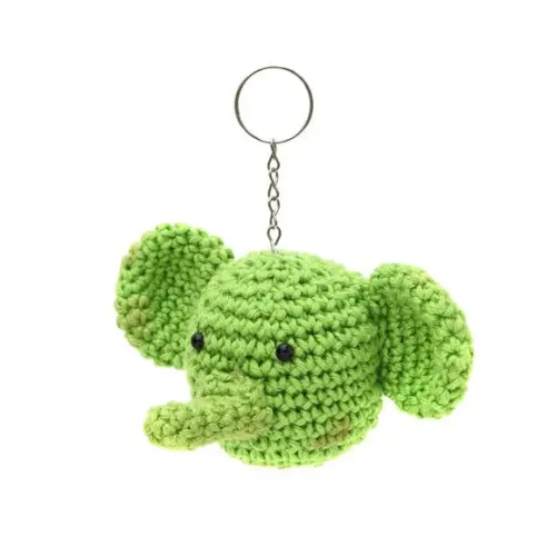 Chaveiro Elefante em Amigurumi