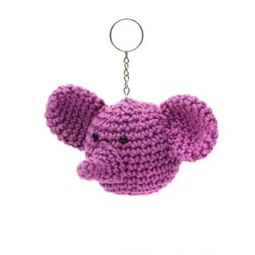 Chaveiro Elefante em Amigurumi