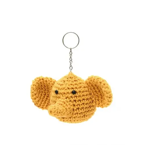 Chaveiro Elefante em Amigurumi