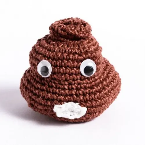 Chaveiro Emoji Grande em Amigurumi