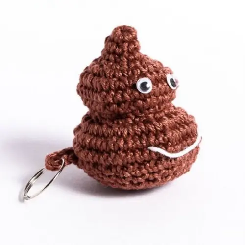 Chaveiro Emoji Pequeno em Amigurumi
