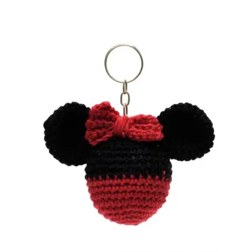 Chaveiro Minnie Amigurumi