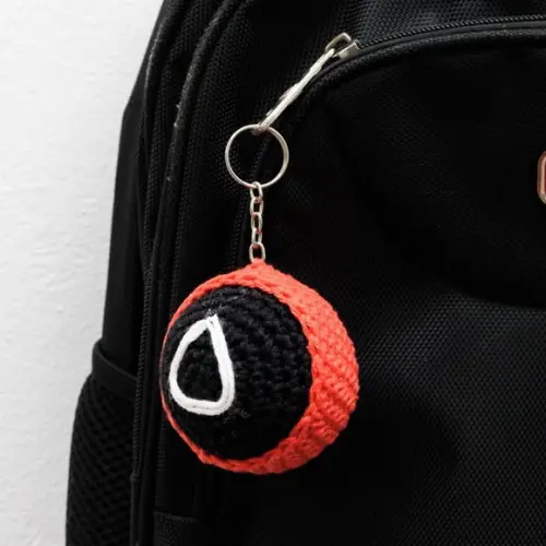 Chaveiros do Série Round Six em Amigurumi