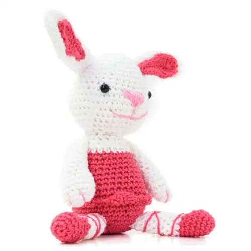 Coelha Bailarina em Amigurumi
