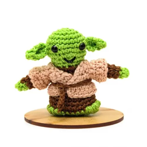 Coleção Star Wars - Mestre Yoda em Amigurumi