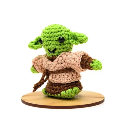 Coleção Star Wars - Mestre Yoda em Amigurumi