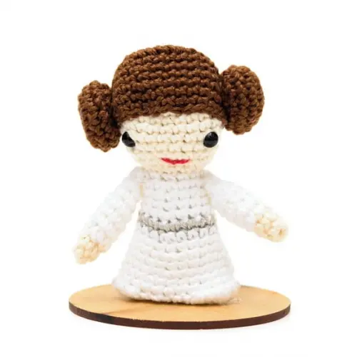 Coleção Star Wars - Princesa Leia em Amigurumi