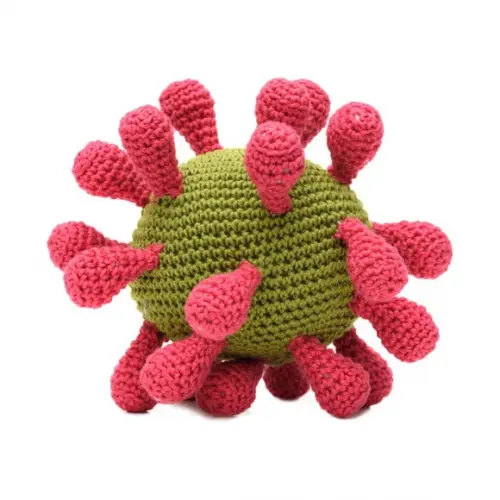 Corona Vírus em Amigurumi