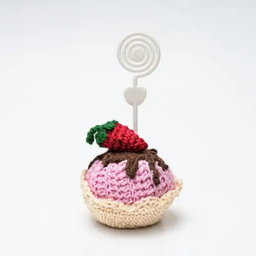 Cupcake em Amigurumi
