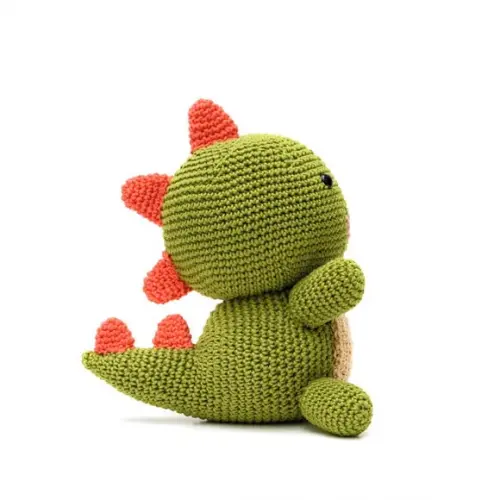 Dinossauro em Amigurumi