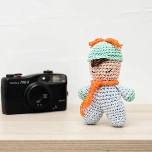 Fofolete Menino em Amigurumi