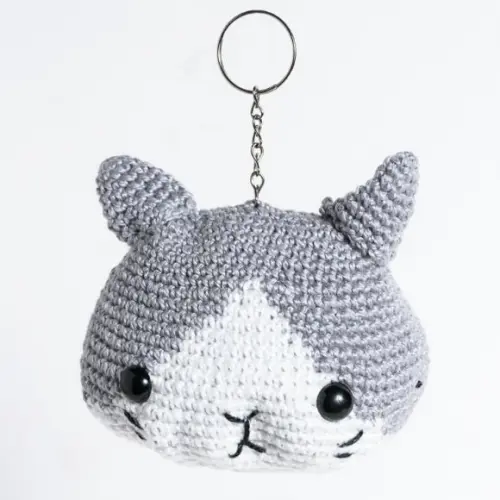 Gato Malhado em Amigurumi