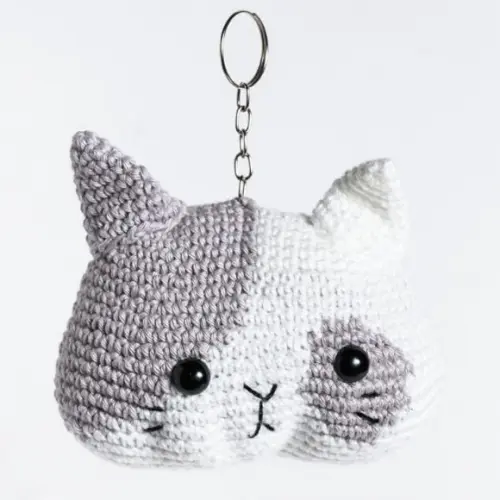 Gato Malhado em Amigurumi
