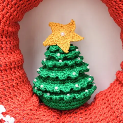 Guirlanda Arvore de Natal em Amigurumi