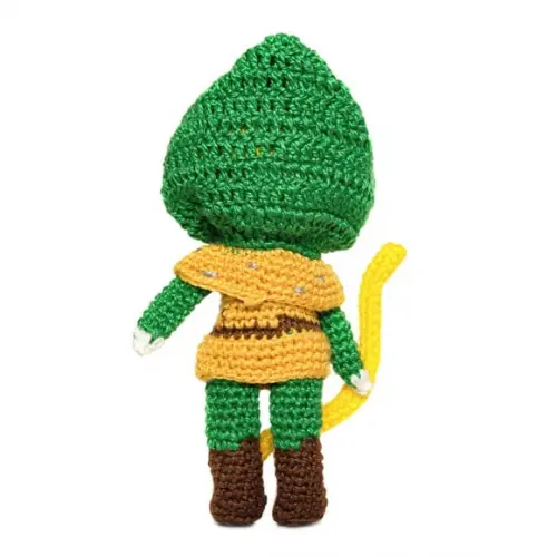 Hank da Caverna do Dragão em Amigurumi