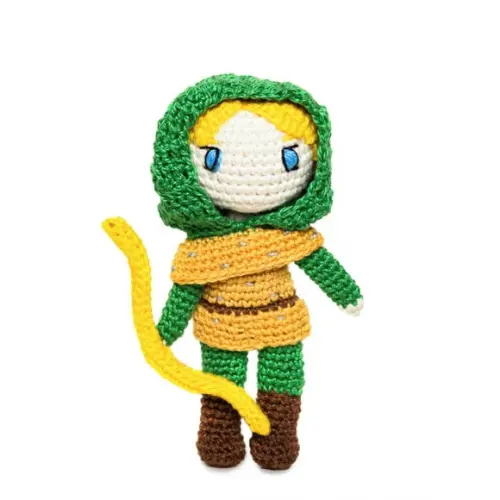 Hank da Caverna do Dragão em Amigurumi