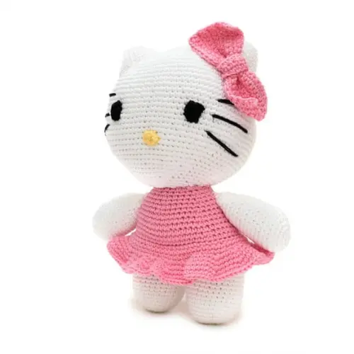 Hello Kitty em Amigurumi