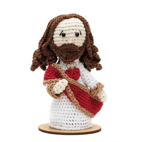 Jesus Cristo em Amigurumi